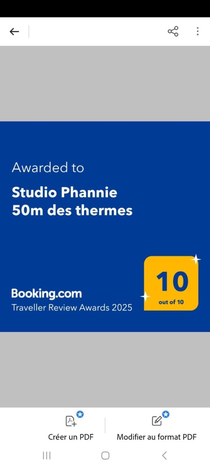 Studio Phannie Renove 50M Cures Amélie-les-Bains-Palalda Екстериор снимка